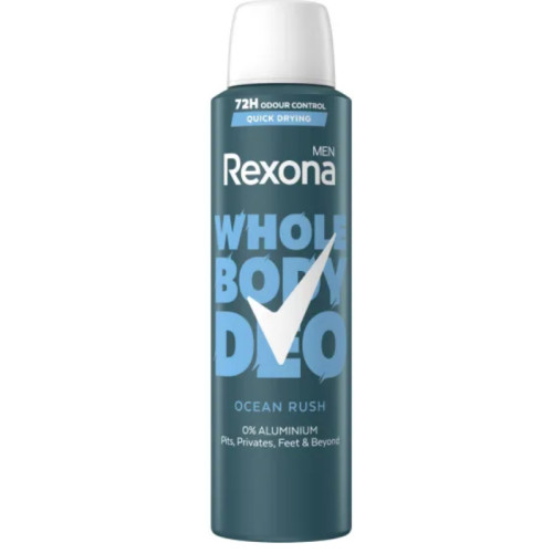 Дезодорант-аерозоль для всього тіла Rexona Men Свіжість океану, 150 мл